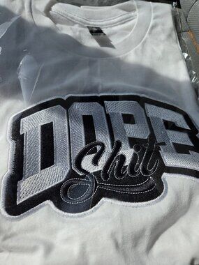 Dope Custom Embroidery T-shirt, Unisex Tee